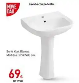 Mi Bricolaje Lavabo con pedestal oferta