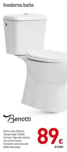 Mi Bricolaje BENOTTI Inodoros baño oferta