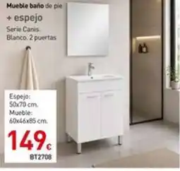 Mi Bricolaje Mueble baño de pie + espejo oferta