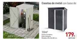 Mi Bricolaje Casetas de metal con base de metal oferta