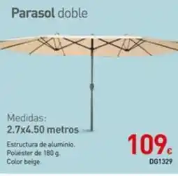 Mi Bricolaje Parasol doble oferta