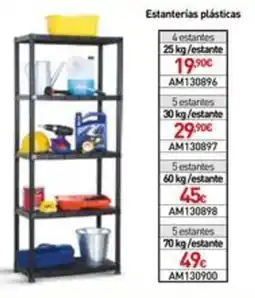 Mi Bricolaje Estanterías plásticas 4 estantes oferta