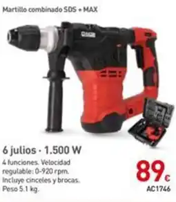 Mi Bricolaje Martillo combinado sds+ max 6 julios - 1.500 w oferta