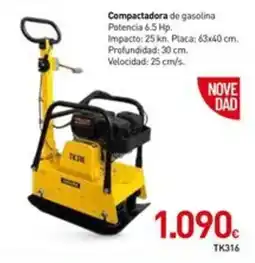 Mi Bricolaje Compactadora de gasolina oferta