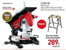 Mi Bricolaje Banco de trabajo de bambú plegable oferta