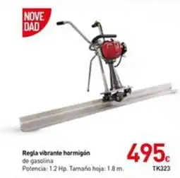Mi Bricolaje Regla vibrante hormigón oferta