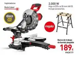 Mi Bricolaje Banco de trabajo de bambú plegable oferta