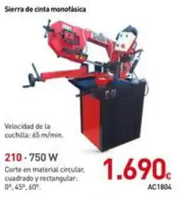 Mi Bricolaje Sierra de cinta monofásica oferta