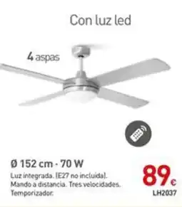 Mi Bricolaje Con luz led 4 aspas oferta
