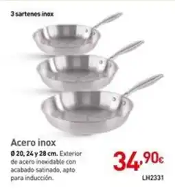 Mi Bricolaje 3 sartenes inox oferta