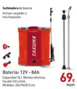 Mi Bricolaje TAKUMA Sulfatadora de batería oferta