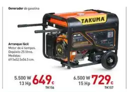 Mi Bricolaje TAKUMA Generador de gasolina oferta