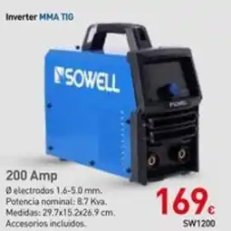 Mi Bricolaje SOWELL Inverter MMA TIG oferta