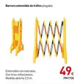 Mi Bricolaje Barrera extensible de tráfico plegable oferta