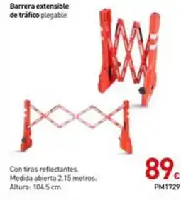 Mi Bricolaje Barrera extensible de tráfico plegable oferta