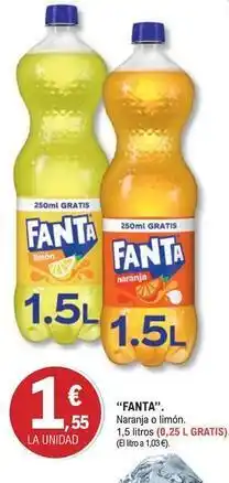 E.Leclerc Fanta - naranja o limon oferta