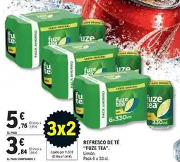 E.Leclerc Fuze tea - refresco de te oferta