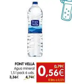 Dicost Font vella - agua mineral oferta