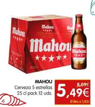 Mahou - cerveza 5 estrellas