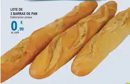 E.Leclerc Lote de 3 barras de pan oferta