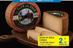 E.Leclerc Flor de esgueva - queso de oveja curado oferta