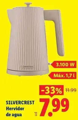 Ocine Silvercrest - hervidor de agua oferta