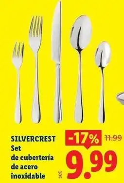 Ocine Silvercrest - set de cuberteria de acero inoxidable oferta