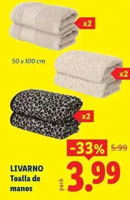 Ocine Livarno - toalla de manos oferta