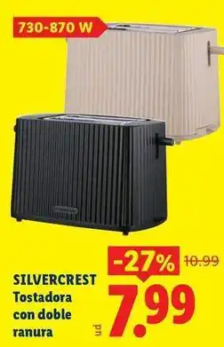 Ocine Silvercrest - tostadora con doble ranura oferta