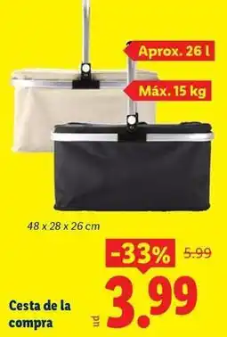 Ocine Cesta de la compra oferta