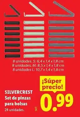 Ocine Silvercrest - set de pinzas para bolsas oferta