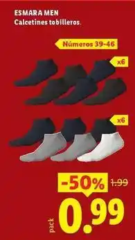 Ocine Esmara - men calcetines tobilleros oferta