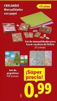 Ocine Crelando - manualidades con papel oferta