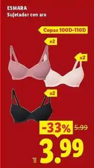 Ocine Esmara - sujetador con aro oferta