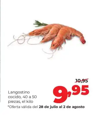 Alimerka Langostino cocido oferta