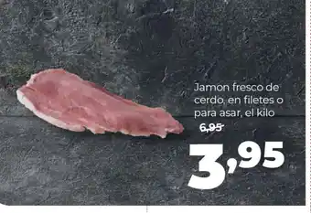 Alimerka Jamon fresco de cerdo, en filetes o para asar oferta