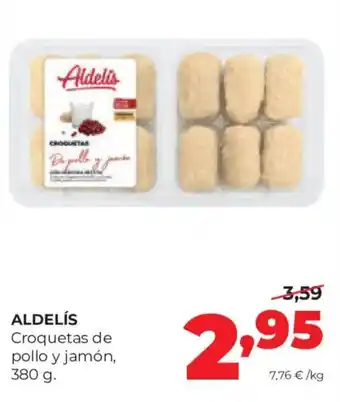 Alimerka ALDELÍS Croquetas de pollo y jamón oferta