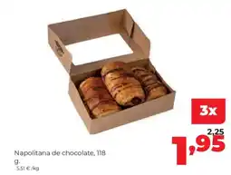 Alimerka Napolitana de chocolate oferta