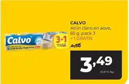 Alimerka CALVO Atún claro en aove oferta