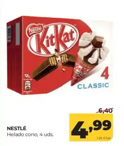 Alimerka NESTLÉ Helado cono, 4 uds. oferta