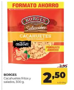 Alimerka BORGES Cacahuetes fritos y salados oferta