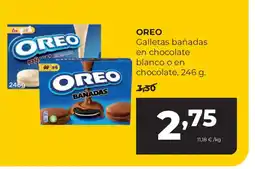 Alimerka OREO Galletas bañadas en chocolate blanco o en chocolate oferta