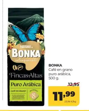 Alimerka BONKA Café en grano puro arábica oferta