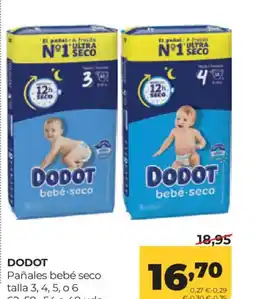 Alimerka DODOT Pañales bebé seco oferta