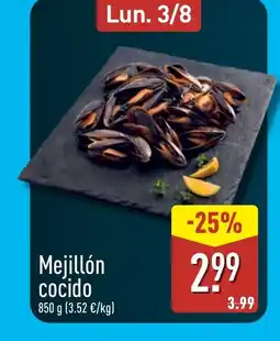 ALDI Mejillón cocido oferta
