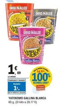 E.Leclerc Gallina blanca - yatekomo oferta