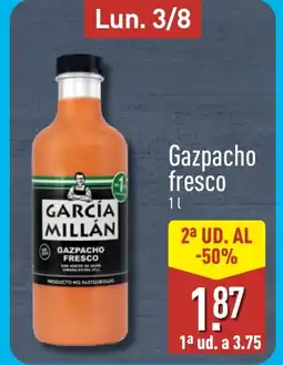 ALDI Gazpacho fresco oferta