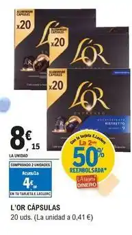 E.Leclerc Espresso - 20 uds oferta