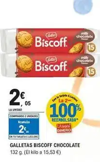 E.Leclerc Lotus - galletas biscoff chocolate oferta