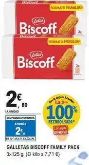 E.Leclerc Lotus - galletas biscoff oferta